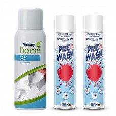 Amway Odplamiacz Spray Home 0,4 l + 2×Riem Prewash Odplamiacz 0,3 l