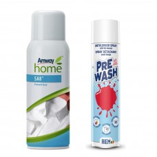 1+1 Zestaw Amway Odplamiacz spray Home 0,4 l + Riem Prewash Odplamiacz 0,3 l