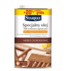 Starwax SPECJALNY OLEJ OCHRONNY TEK I DREWNO EGZOTYCZNE 750ML+20%