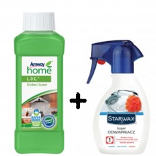 1+1 Zestaw AMWAY L.O.C. do kuchni + STARWAX SUPER ODWAPNIACZ 250ml